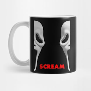 Face Scream Movie Mug